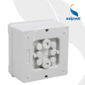 Saip-Gehäuse Saipwell-Projekt-Gehäuse China Wholesale 88 * 88 * 53 SP-D9020 ABS-Kunststoff IP65 elektrischer Anschlusskasten